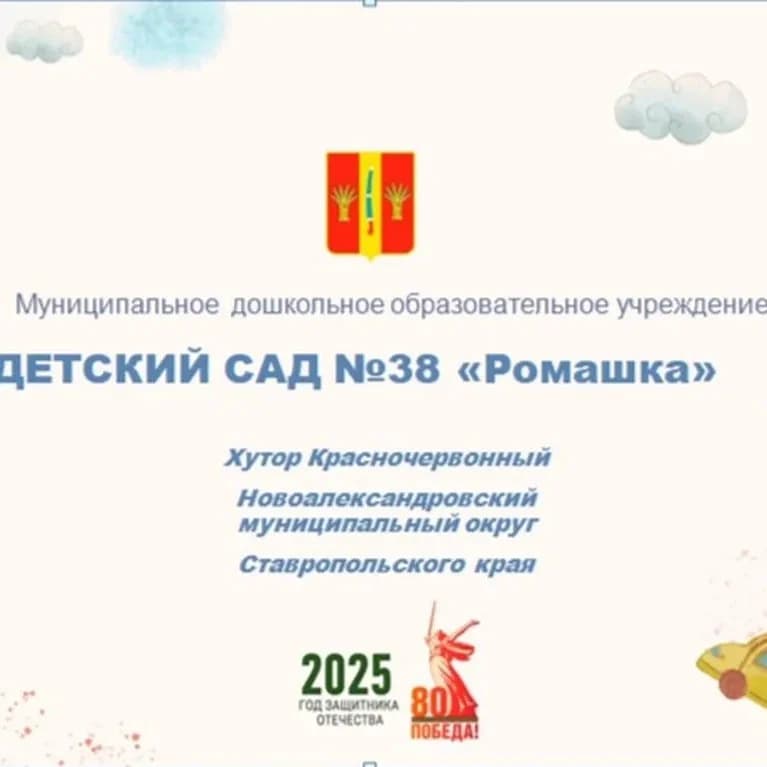 
Муниципальное дошкольное образовательное учреждение детский сад №38 "Ромашка"

