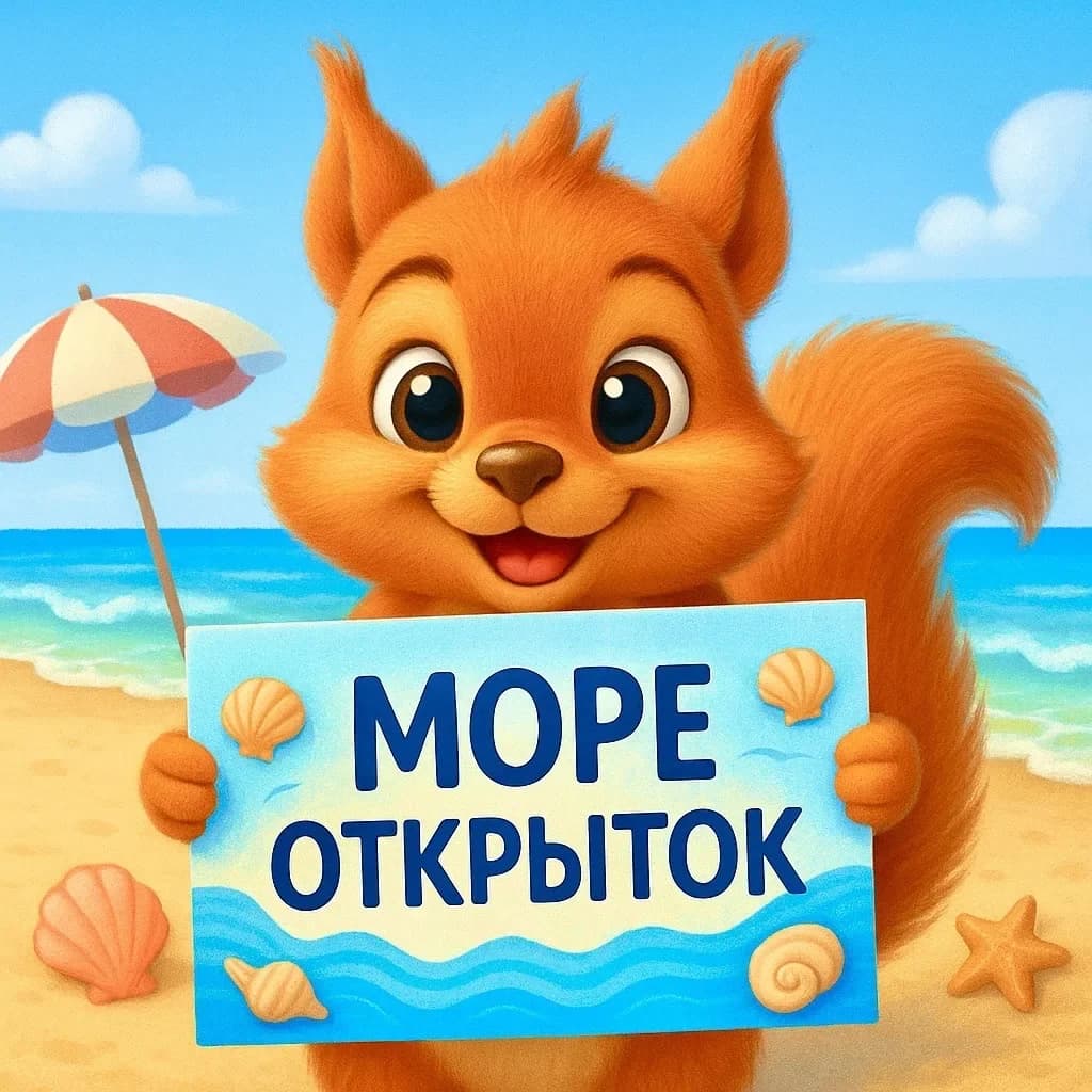 
МОРЕ ОТКРЫТОК 🏖️💌
